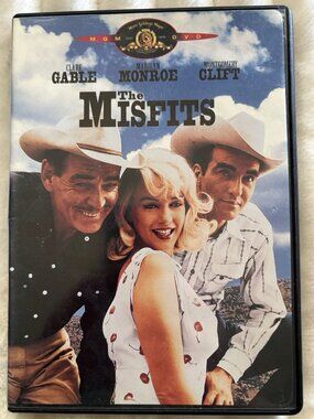 The Misfits Clark Gable Marilyn Monroe Montgomery Clift DVD B&W 1961